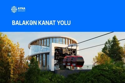 Balakən kanat yolunun inşasına başlanılıb