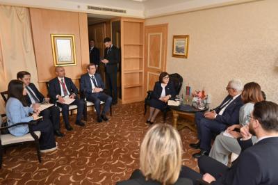 Sahibə Qafarova Monteneqro parlamentinin sədri ilə görüşüb