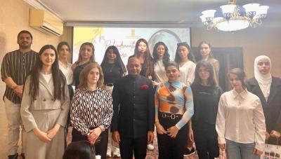 Hindistan səfirliyində Rabindranat Taqorun doğum günü qeyd edilib