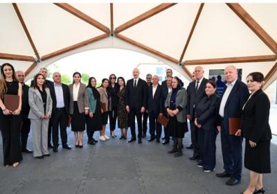 Prezident İlham Əliyev və birinci xanım Mehriban Əliyeva Cəbrayıl rayonuna səfər ediblər - YENİLƏNİB