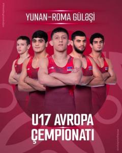 Azərbaycan güləşçiləri Avropa çempionatının finalında