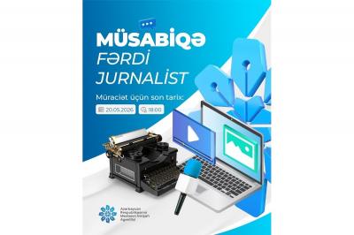 Medianın İnkişafı Agentliyi jurnalistlər üçün müsabiqə  elan edib