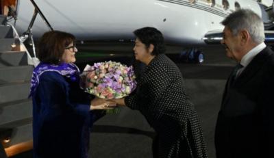 Sahibə Qafarova Özbəkistana səfər edib
