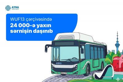 WUF13 çərçivəsində 24 minə yaxın sərnişin daşınıb -  AYNA