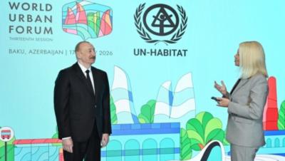 Prezident İlham Əliyev: Biz bu günədək şəhər və kəndlərin sıfırdan qurulması ilə bağlı misilsiz təcrübə formalaşdırmışıq