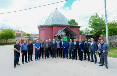 Ramin Məmmədov Qusarda məscidlərin fəaliyyəti ilə tanış olub