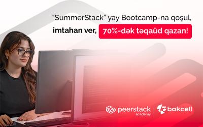 "Bakcell"in dəstəyi ilə gənclər üçün “SummerStack Bootcamp” başlayır