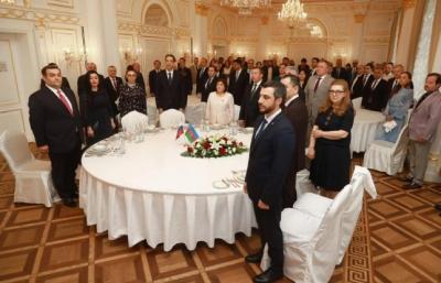 Sahibə Qafarova Azərbaycanın Sankt-Peterburqdakı Baş Konsulluğunda olub