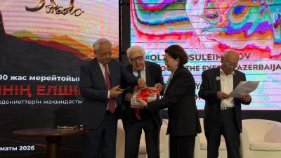 "Oljas Süleymenov Azərbaycanın gözü ilə" kitabı təqdim edilib