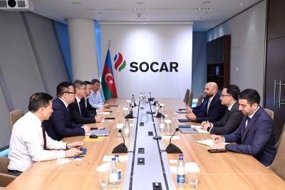 SOCAR Çin şirkəti ilə "Abşeron" yatağında əməkdaşlığı müzakirə edib