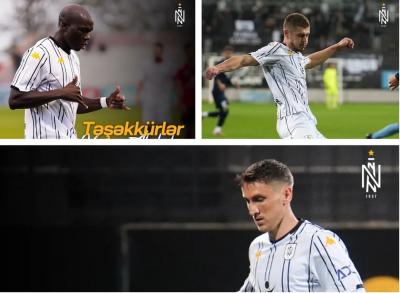 "Neftçi" üç legionerlə vidalaşıb