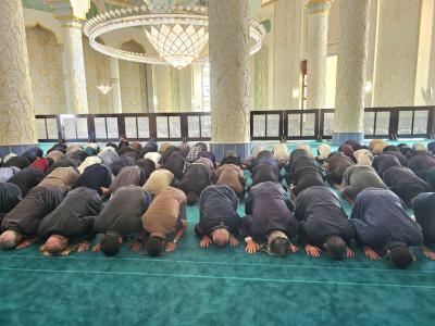 Naxçıvanın məscidlərində bayram namazı qılınıb