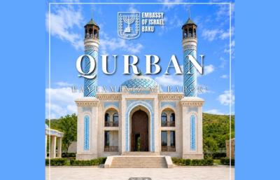 İsrail səfirliyi Azərbaycan xalqını Qurban bayramı münasibətilə təbrik edib