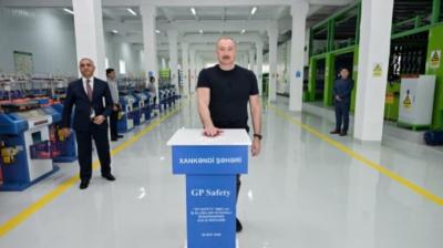 Xankəndidə iş əlcəkləri istehsalı müəssisəsinin açılışı olub - YENİLƏNİB