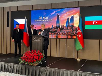 Çexiyada Azərbaycanın Müstəqillik Günü münasibətilə qəbul təşkil edilib