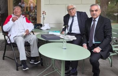 Xalq yazıçısı Anar Oljas Süleymenovla görüşüb