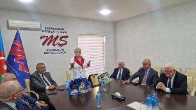 Əməkdar jurnalist Əminə Yusifqızının 75 illik yubileyi qeyd edilib