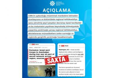 "CNN-in Azərbaycanla bağlı iddiaları kobud informasiya manipulyasiyasıdır" -  MEDİA