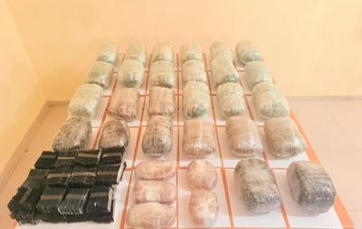 İrandan Azərbaycana 32 kq narkotik keçirilməsinin qarşısı alınıb