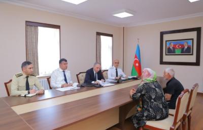 Baş prokuror Naxçıvanda vətəndaşları qəbul edib