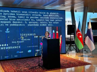 “Tekstil həm də yaddaşımızı yaşatmağa xidmət edir” -  Səfir