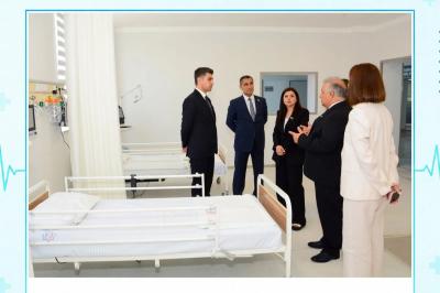 Ağciyər Xəstəlikləri Mərkəzinin Bakı Şəhər İxtisaslaşdırılmış Xəstəxanasının  açılışı olub