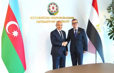 Azərbaycan Misirlə qarşılıqlı biznes platforma formalaşdırmağı müzakirə edib