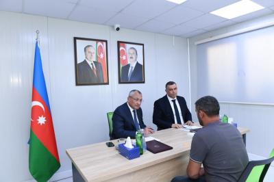 Kəlbəcərdə keçmiş məcburi köçkünlərin müraciətləri dinlənilib