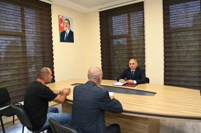 Vüqar Əhmədov Qax və Zaqatala sakinləri ilə görüşüb