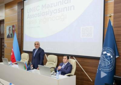 UNEC Məzunları Assosiasiyasının ilk təsis yığıncağı keçirilib.