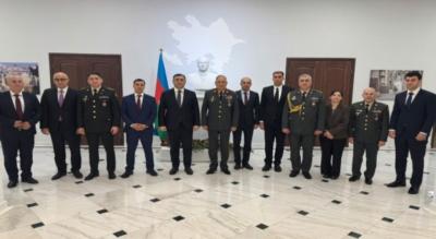 Kərim Vəliyevin rəhbərlik etdiyi nümayəndə heyəti Azərbaycanın Qazaxıstandakı səfirliyini ziyarət edib