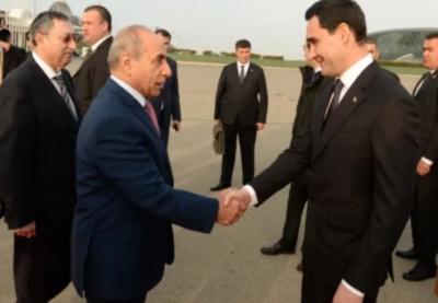 Türkmənistan Prezidenti Sərdar Berdiməhəmmədov Azərbaycana səfərə gəlib
