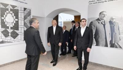 Azərbaycan və Türkmənistan prezidentləri Şuşada “Heydər Əliyev və Qarabağ” sərgisi ilə tanış olublar