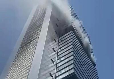 Madriddə göydələndə partlayış