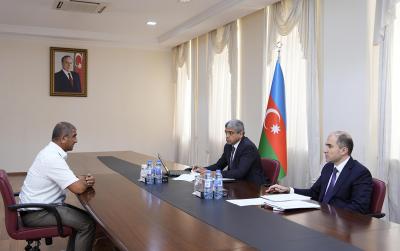 Anar Əliyev Salyanda vətəndaşları qəbul edib