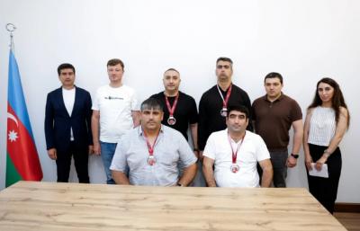 Milli Paralimpiya Komitəsində Tunis Qran-prisinin mükafatçıları ilə görüş keçirilib