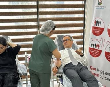 İlahiyyat İnstitutunda qanvermə aksiyası keçirilir
