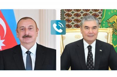 Prezident İlham Əliyev və Qurbanqulu Berdiməhəmmədov arasında telefon danışığı baş tutub