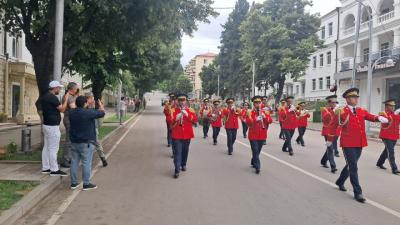 Bakı, Xankəndi, Şuşa və daha beş şəhərdə hərbçilərin yürüşü keçirilib -  YENİLƏNİB-1