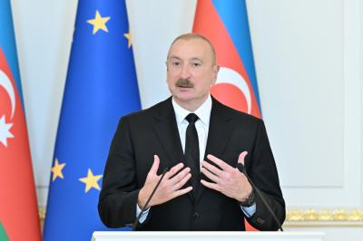 İlham Əliyev: Bu gün qaz ixracımızın yarısı Avropa İttifaqına üzv dövlətlərin payına düşür