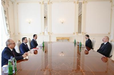 Prezident İlham Əliyev Türkiyənin ədliyyə nazirini qəbul edib