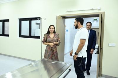 Leyla Əliyeva Yevlaxda Sahibsiz Heyvanlara Qayğı Mərkəzinin regional bölməsinin açılışında iştirak edib