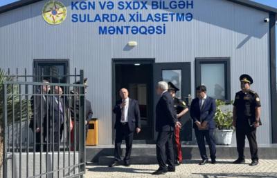 "Bilgəh" sularda xilasetmə məntəqəsinin açılışı olub, nazir iştirak edib