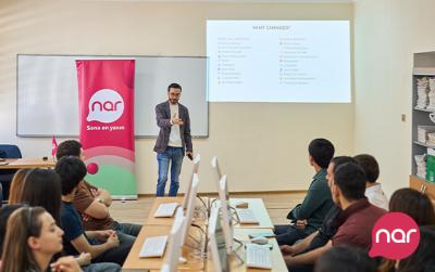 “Nar” Gəncədə tələbələr üçün marketinq və karyera təlimləri təşkil edib