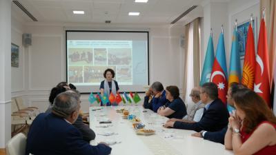“Türk Dünyası Həftəsi”nin qonaqları Türk Mədəniyyəti və İrsi Fondunda bir araya gəliblər