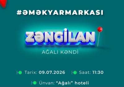 Zəngilanda əmək yarmarkasında 80 vakansiya təqdim ediləcək