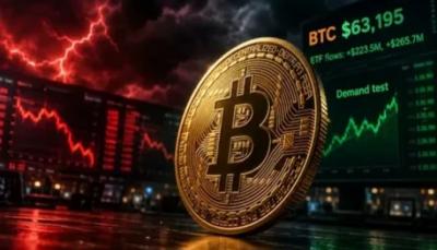 “Bitcoin”in qiyməti yenidən 63 min dollardan aşağı enib