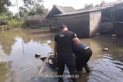 Zaqatala, Balakən və Ağstafada su dolmuş yerlərdə tədbirlər görülür - FHN