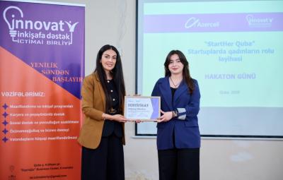Qubada qadınların sahibkarlıq potensialını gücləndirən layihə başa çatdı