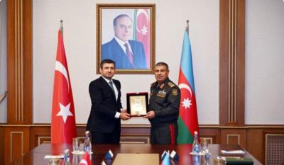 Zakir Həsənov Selçuk Bayraktarın rəhbərlik etdiyi nümayəndə heyəti ilə görüşüb